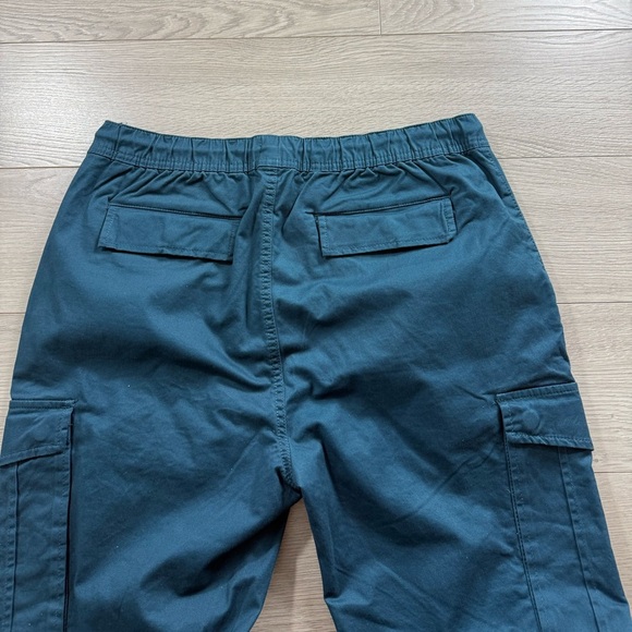 DJAB Simons Teal Cotton Cargo Jogger Pants - Picture 5 of 12